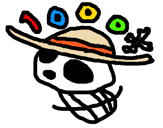 1000+ and a skull in a strawhat